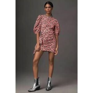 Rhode Women’s Diamond Sunset Pia Preppy Eclectic Mini Dress NWOT Sz 2‎